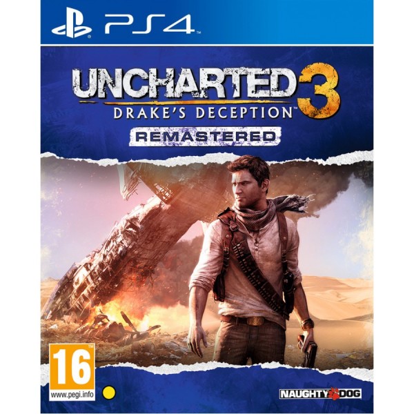 Игра Uncharted 3: Drake's Deception Remastered за PS4 (безплатна доставка)
